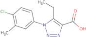 1-(4-Chloro-3-methylphenyl)-5-ethyl-1H-1,2,3-triazole-4-carboxylic acid