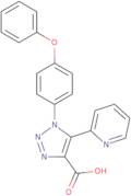 1-(4-Phenoxyphenyl)-5-(pyridin-2-yl)-1H-1,2,3-triazole-4-carboxylic acid