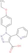 1-(4-Ethoxyphenyl)-5-(pyridin-2-yl)-1H-1,2,3-triazole-4-carboxylic acid