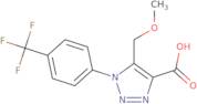 5-(Methoxymethyl)-1-[4-(trifluoromethyl)phenyl]-1H-1,2,3-triazole-4-carboxylic acid