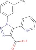 1-(3-Methylphenyl)-5-(pyridin-2-yl)-1H-1,2,3-triazole-4-carboxylic acid