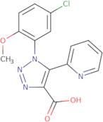 1-(5-Chloro-2-methoxyphenyl)-5-(pyridin-2-yl)-1H-1,2,3-triazole-4-carboxylic acid