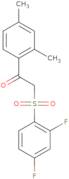 2-[(2,4-Difluorophenyl)sulfonyl]-1-(2,4-dimethylphenyl)ethanone