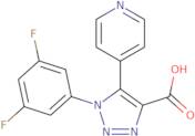 1-(3,5-Difluorophenyl)-5-(pyridin-4-yl)-1H-1,2,3-triazole-4-carboxylic acid