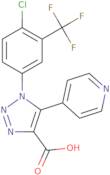 1-[4-Chloro-3-(trifluoromethyl)phenyl]-5-(pyridin-4-yl)-1H-1,2,3-triazole-4-carboxylic acid