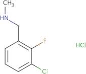 1-(3-Chloro-2-fluorophenyl)-N-methylmethanamine hydrochloride