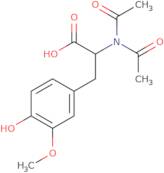 2-(N-Acetylacetamido)-3-(4-hydroxy-3-methoxyphenyl)propanoic acid