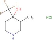 3-Methyl-4-(trifluoromethyl)piperidin-4-ol hydrochloride