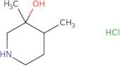 rac-(3R,4S)-3,4-Dimethylpiperidin-3-ol hydrochloride