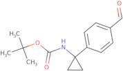 tert-Butyl N-[1-(4-formylphenyl)cyclopropyl]carbamate