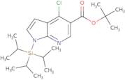 tert-butyl 4-chloro-1-(triisopropylsilyl)-1H-pyrrolo[2,3-b]pyridine-5-carboxylate