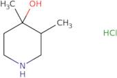 3,4-Dimethylpiperidin-4-ol hydrochloride