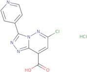 6-Chloro-3-(pyridin-4-yl)-[1,2,4]triazolo[4,3-b]pyridazine-8-carboxylic acid hydrochloride