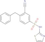 4-Benzyl-3-cyano-N-(thiazol-2-yl)benzenesulfonamide