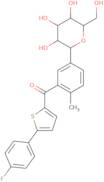 (5-(4-Fluorophenyl)thiophen-2-yl)(2-methyl-5-((2S,3R,4R,5S,6R)-3,4,5-trihydroxy-6-(hydroxymethyl...