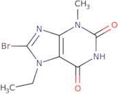 8-Bromo-7-ethyl-3,7-dihydro-3-methyl-1H-purine-2,6-dione-d5