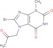 8-Bromo-3-methyl-7-(2-oxopropyl)purine-2,6-dione