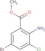 2-Amino-5-bromo-3-chloro-benzoic acid methyl ester