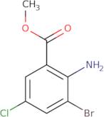 2-Amino-3-bromo-5-chloro-benzoic acid methyl ester