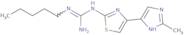 N-(4-(2-Methyl-1H-imidazol-4-yl)-2-thiazolyl)-N'-pentyl-guanidine