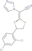 2-[4-(2,4-Dichlorophenyl)-1,3-dithiolan-2-ylidene]-2-(1-imidazolyl)acetonitrile