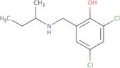 2-[(Butan-2-ylamino)methyl]-4,6-dichlorophenol