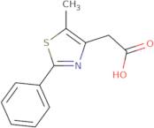 (5-Methyl-2-phenyl-1,3-thiazol-4-yl)acetic acid