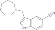 3-(Azepan-1-ylmethyl)-1H-indole-5-carbonitrile
