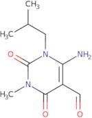 6-Amino-3-methyl-1-(2-methylpropyl)-2,4-dioxo-1,2,3,4-tetrahydropyrimidine-5-carbaldehyde