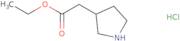 Ethyl 2-(pyrrolidin-3-yl)acetate hydrochloride