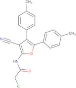2-Chloro-N-[3-cyano-4,5-bis(4-methylphenyl)furan-2-yl]acetamide