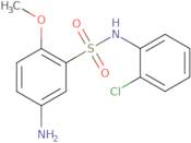 5-Amino-N-(2-chlorophenyl)-2-methoxybenzene-1-sulfonamide