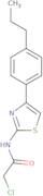 2-Chloro-N-[4-(4-propylphenyl)-1,3-thiazol-2-yl]acetamide