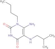 6-Amino-1-butyl-5-[(2-methylpropyl)amino]-1,2,3,4-tetrahydropyrimidine-2,4-dione