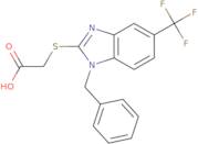 2-{[1-Benzyl-5-(trifluoromethyl)-1H-1,3-benzodiazol-2-yl]sulfanyl}acetic acid