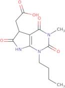 2-{1-Butyl-3-methyl-2,4,6-trioxo-1H,2H,3H,4H,5H,6H,7H-pyrrolo[2,3-d]pyrimidin-5-yl}acetic acid