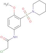 2-Chloro-N-[4-methoxy-3-(piperidine-1-sulfonyl)phenyl]acetamide