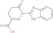 1-(1H-1,3-Benzodiazol-2-yl)-6-oxo-1,4,5,6-tetrahydropyridazine-3-carboxylic acid