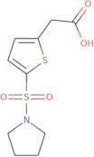 2-[5-(Pyrrolidine-1-sulfonyl)thiophen-2-yl]acetic acid