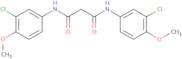 N,N'-Bis(3-chloro-4-methoxyphenyl)propanediamide