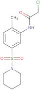 2-Chloro-N-[2-methyl-5-(piperidine-1-sulfonyl)phenyl]acetamide