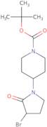 tert-Butyl 4-(3-bromo-2-oxopyrrolidin-1-yl)piperidine-1-carboxylate