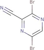 3,6-Dibromopyrazine-2-carbonitrile