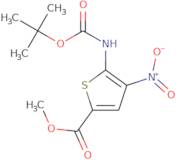 methyl 5-{[(tert-butoxy)carbonyl]amino}-4-nitrothiophene-2-carboxylate