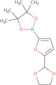 2-(5-(1,3-Dioxolan-2-yl)furan-2-yl)-4,4,5,5-tetramethyl-1,3,2-dioxaborolane