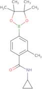 N-Cyclopropyl-2-methyl-4-(boronic acid pinicol ester)benzamide