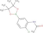 N-[2-Chloro-5-(4,4,5,5-tetramethyl-1,3,2-dioxaborolan-2-yl)phenyl]acetamide