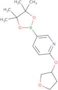 2-(Tetrahydrofuran-3-yloxy)pyridine-5-boronic acid pinacol ester