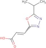 (2E)-3-[5-(Propan-2-yl)-1,3,4-oxadiazol-2-yl]prop-2-enoic acid