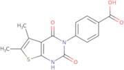 4-{5,6-Dimethyl-2,4-dioxo-1H,2H,3H,4H-thieno-[2,3-d]pyrimidin-3-yl}benzoic acid